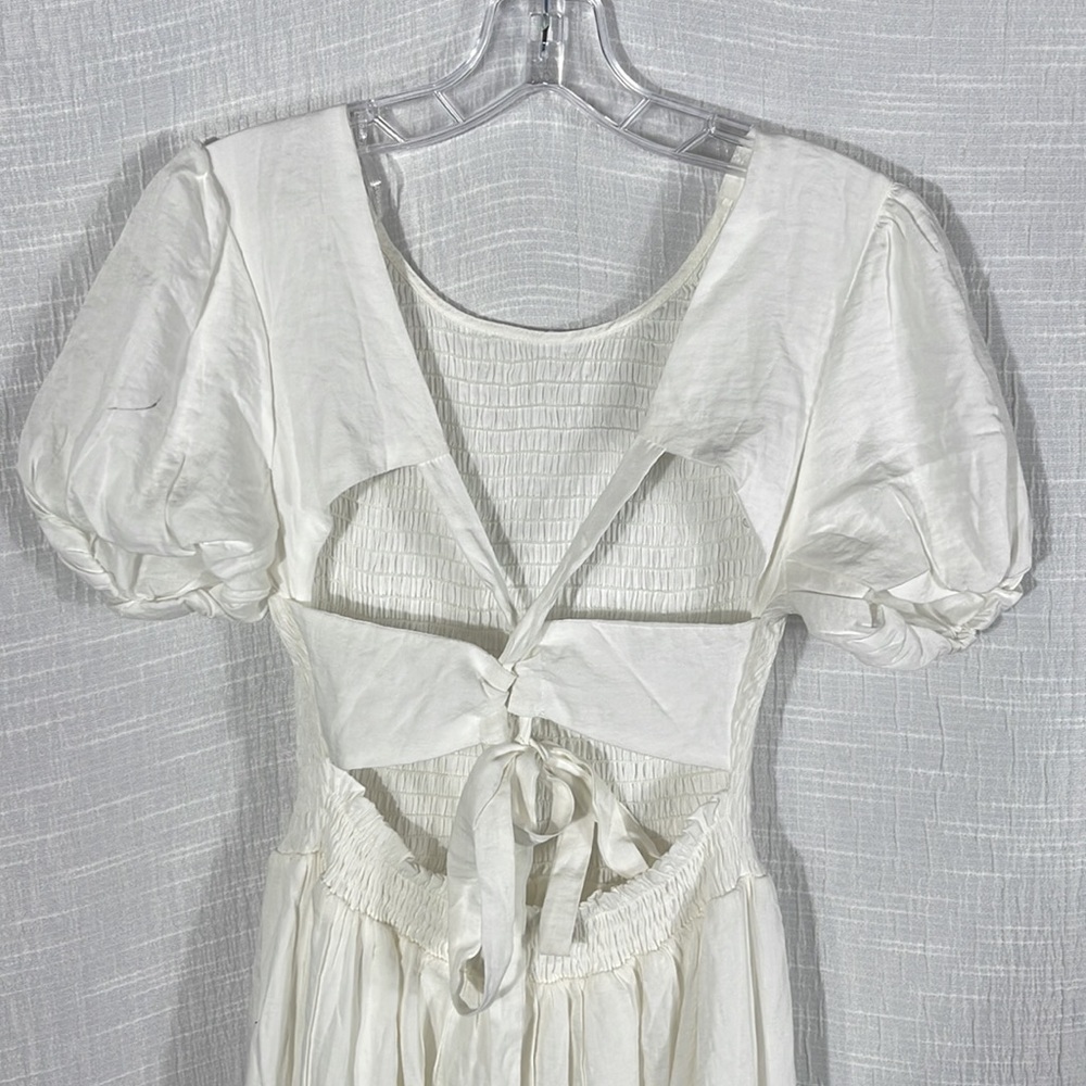 Glamorous Lace Up Back Midaxi Dress Small — image 8 of 8